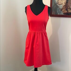 Tommy Hilfiger-red fit flare dress-size 0